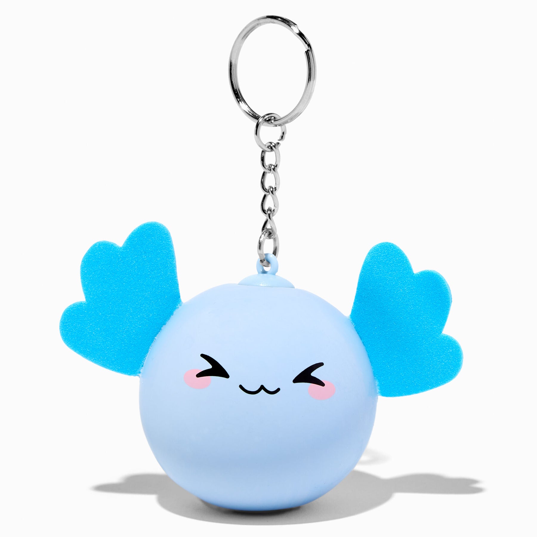 Claire's Blue Axolotl Stress Ball Keychain